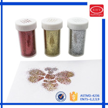 Promotional non-toxic metallic color decoration flash powder DIY painting set